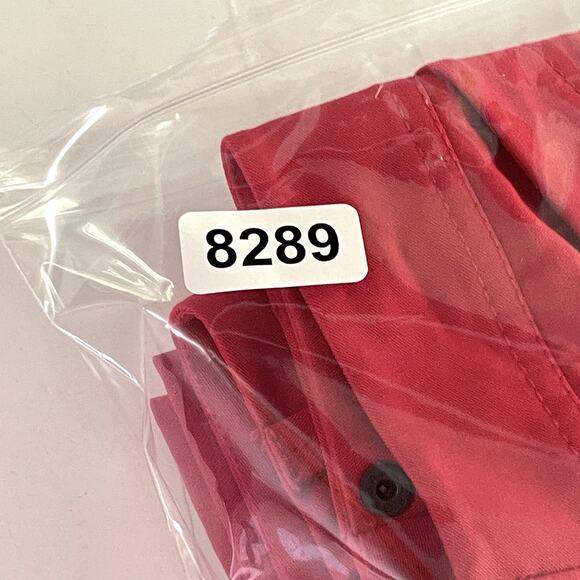 Tommy Hilfiger NEW Wide Leg Pants Womens Sz 8 Red VINTAGE Back Flap Pockets - Picture 11 of 11